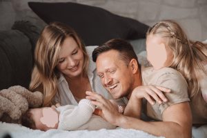 Familie Baby Home-Reportage